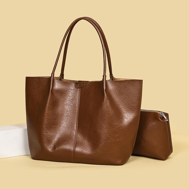 Large-capacity Tote Bag - A Minimalist Mother Bag for Casual Commuting, A Single-shoulder Bag