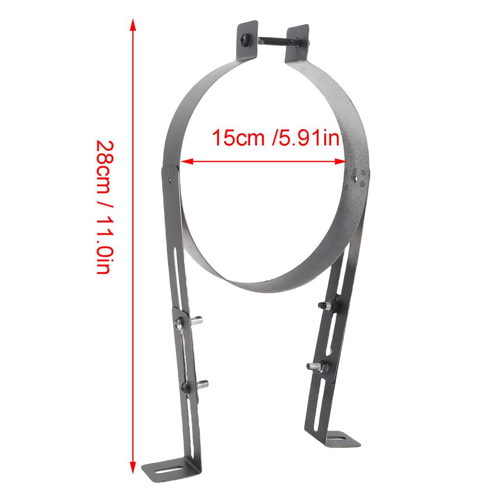 Suport pentru țeavă de coș din oțel inoxidabil, reglabil, suport pentru țeavă de coș, clemă pentru căptușeala coșului de fum, accesoriu de fixare pentru țeavă de șemineu