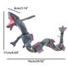 Shiny Rayquaza Plush Toys Stuffed Animal Game for Collectible Gift,Soft Plushies,Cute Cartoon Character Black 12 Inch