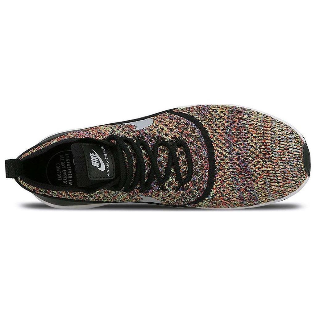 Nike Air Max Thea Ultra Flyknit Multicolor Women Sneakers Multi-Color Bright-Crimson Wolf-Grey-Black 881175-600