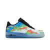 Nike Air Force 1 Comfort Prm W-Man 'Weatherman' (Unissex) Tênis de Skate Branco / Vermelho Atômico-Verde Flúor 599457 100