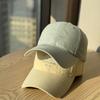 New Casual Versatile Letter Baseball Cap for Women, Soft Top, Comfortable Cotton, Stylish Sunshade, Face-slimming Duckbill Cap