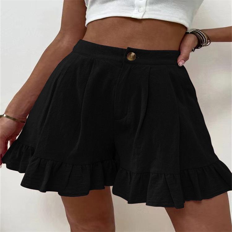 Women's 2025 High Waist Summer Casual Loose Wide Leg Shorts - European & American Style