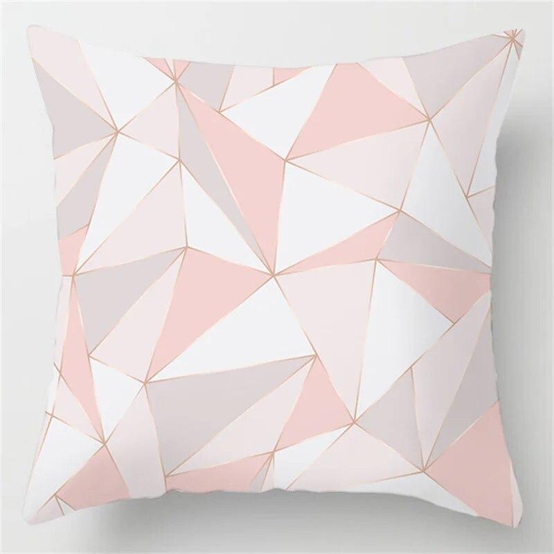 Pink Feather Pillowcase Decorative Bed  Car Sofa Cushion Cover Home Fashion Cute