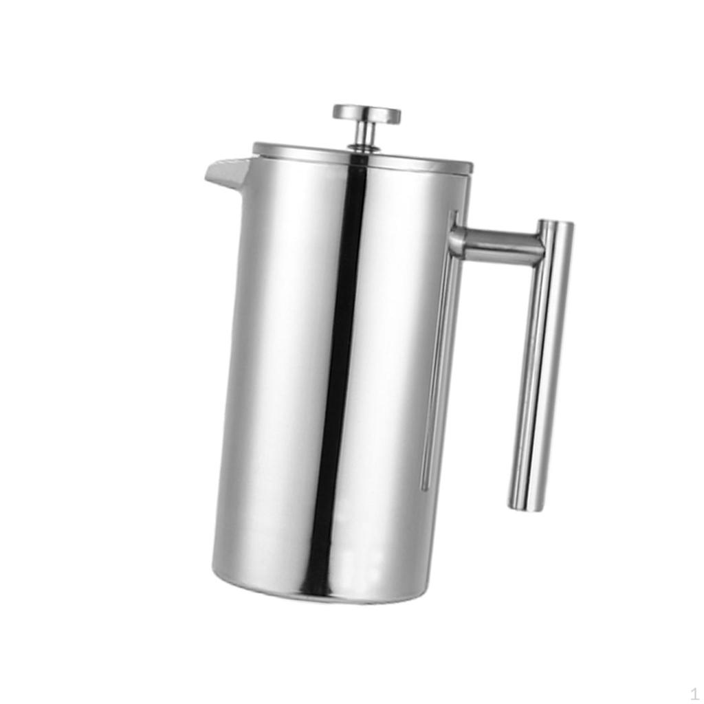 French Coffee Maker Plunger with Filter, Espresso Kettle, Kettle for Kitchen Office