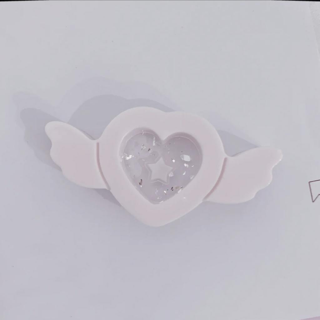 Resin Shaker Mold DIY Quicksand Casting Epoxy Silicone Mold Resin Epoxy Jewelry Molds for Pendant Decoration Crafts