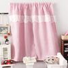 1/12 Dollhouse Striped Lace Curtain Door Curtain Doll Home Furniture Decoration Dolls House Living Scene Decor Accessories