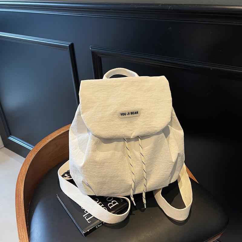 

Модный рюкзак, большой вместимости, легкий и повседневный One Size бежевый