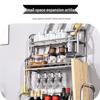 Stainless Steel 3-Tier Kitchen Storage Rack