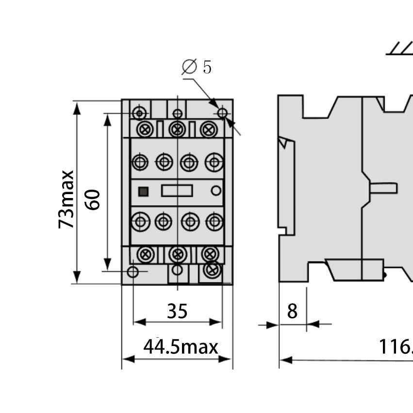 Delixi CJ20-16 AC Motor Contactor 16A