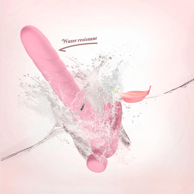 Novelty Double Ended Hammer Rechargeable Triple  Female Sex Toy G Spot S