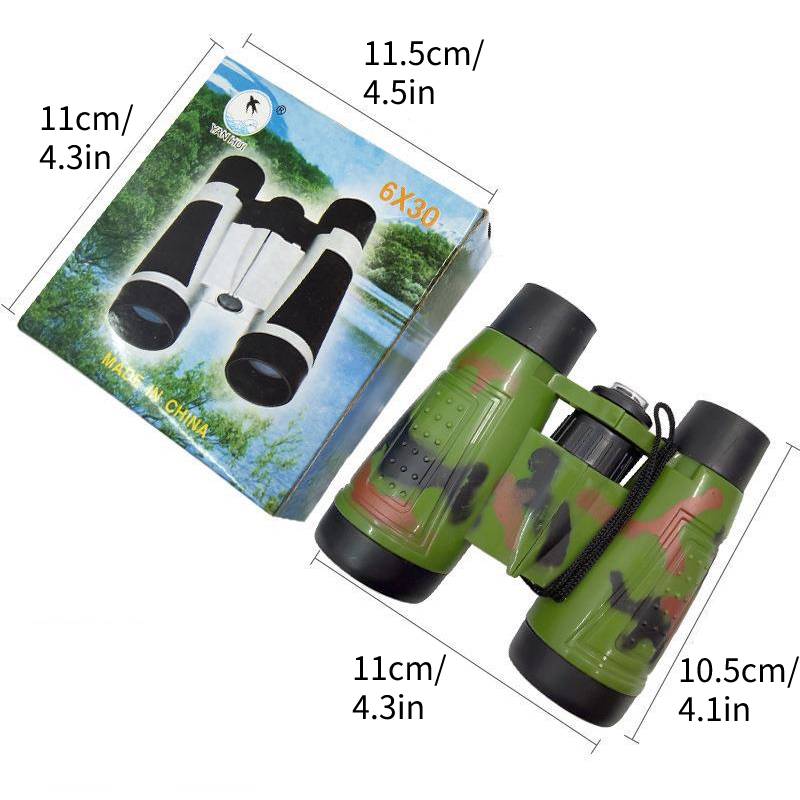

Telescope Foldable Kids Toys Binocular Outdoor Compass Education