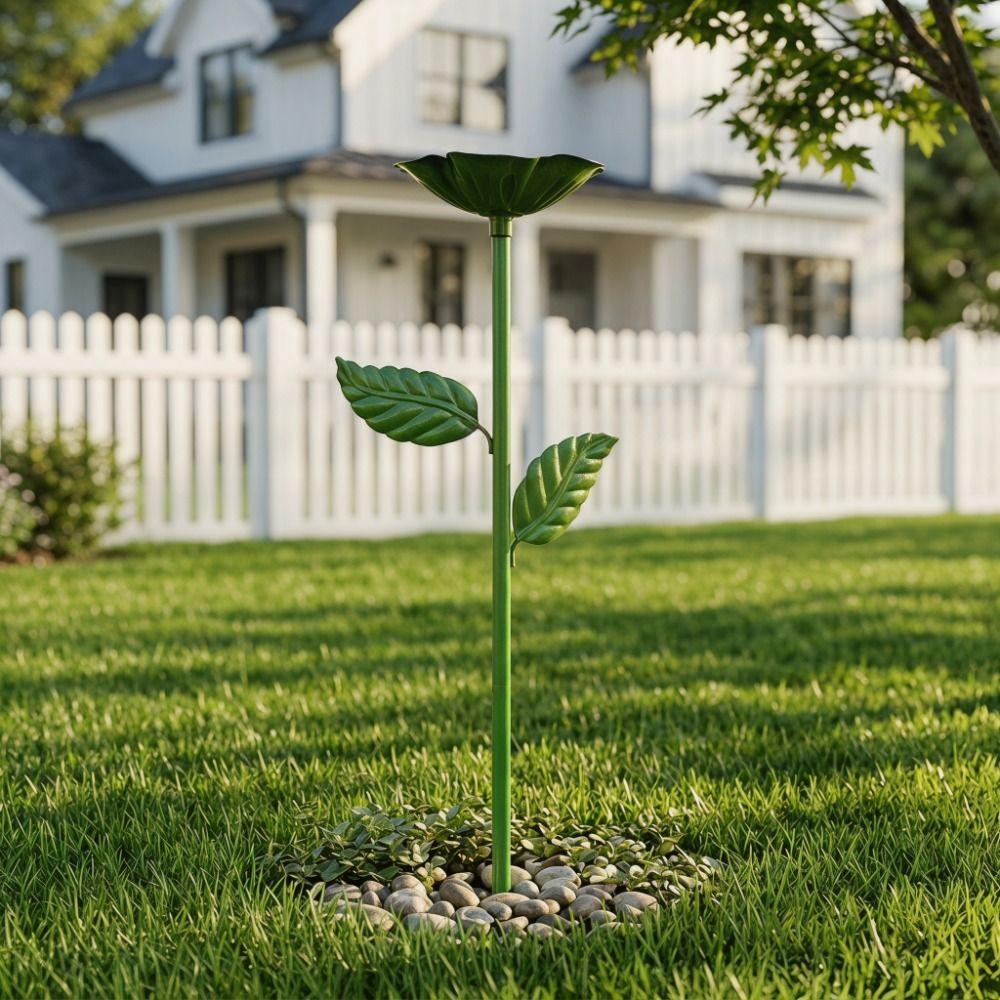Garden Stake Bee Water Feeder Flower Design Insect Drinking Cup Bee Butterfly Water Dispenser Lawn