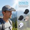 Sun Protection Solar Powered Fan Hat UV Protection Breathable Mesh Sun Hat  Hot Weather
