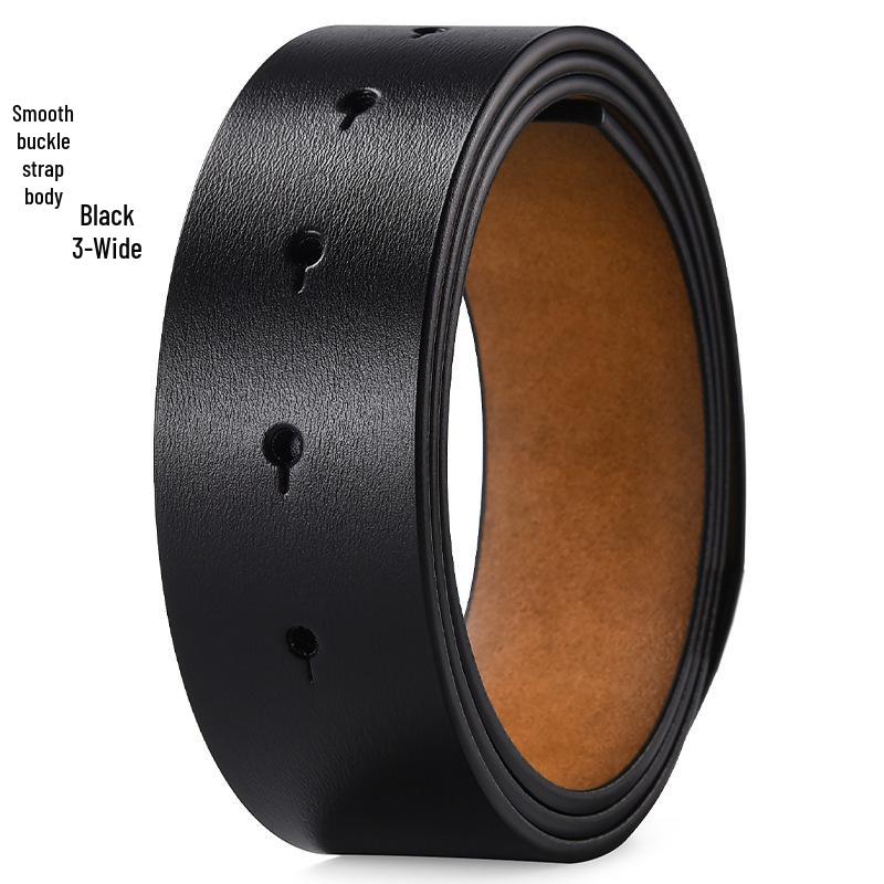 Herren Vintage Rindsleder Riemen Gürtel (Ohne Schnalle)