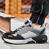 High-quality Work Safety Shoes for Men Rotating Button Work Sneakers Anti-smash Anti Puncture Indestructible Shoes Work Boots