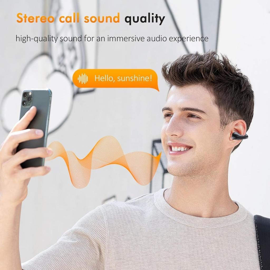 AI Translation Earbuds 144 Languages 60H Playtime Translator Earphone Traductores Inglés Español Wireless Bluetooth 5.4 Headphone for Android iOS 