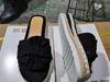 2025 Summer Women's Bow Beach Wedge Sandals - European/American Style, Thick Sole, Hemp Rope, Large Size