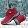 Snow Boots for Men Casual Winter Shoes Platform Non-slip Warm Fur Ankle Boots Plush Combat Outdoor Hiking Motorcycle Boots