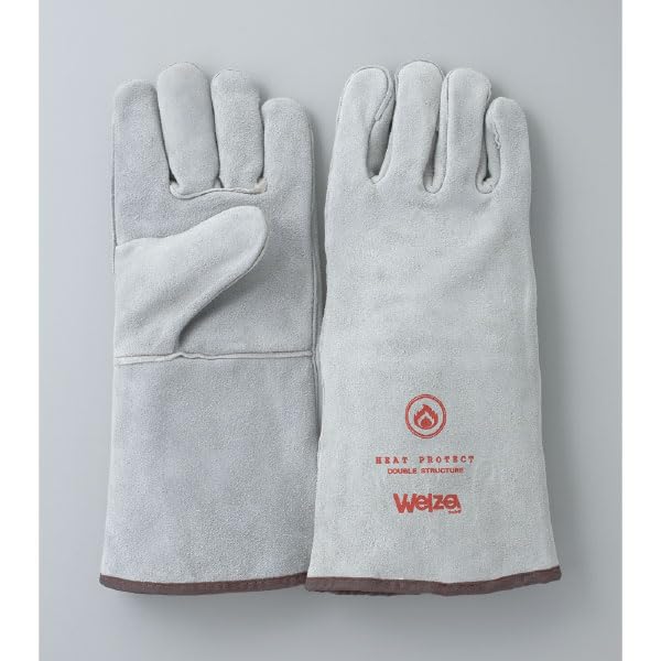 Kashida Seisaku Welza W-0514N Five-Finger Welding Gloves with Lining, One Size