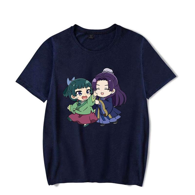 New Funny Anime The Apothecary Diaries T Shirt Unisex Short Sleeve O Neck Summer Casual Cartoon Printing T-shirt Top Tee