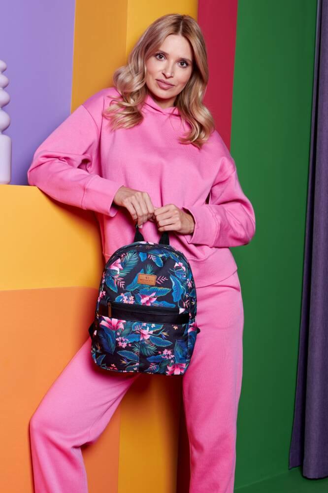 Gemusterter, urbaner Damenrucksack - Rovicky