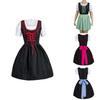 Charmantes deutsches Kleid Bayerisches Dirndl-Kostüm mit eleganter Schürzendekoration