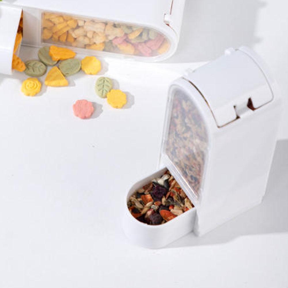 

Hamster Automatic Feeder Bowl - Small Animal Food Dispenser for Dwarf Hamsters, Gerbils & Mice - Anti-Spill Self-Feeding чистый