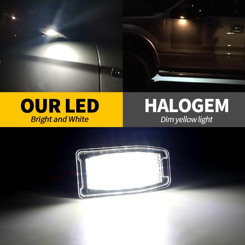 6000K White LED Under Side Mirror Puddle Lights for For Land Rover Freelander 2 3 4 Range Rover Sport 1 L320 L322 L319 L359 LR2
