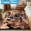 Custom Name Vibes Music Adele Rug Game Carpet, Floor Mat for Bedroom Living Room Entryway Rug, Home Decor Idea Gift for Christmas birthday