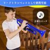 PAMPET Plastic Bb Trumpet Lightweight High Durability Carry Bag Includes One Each of 3C and 7C Mouthpieces (Blue)