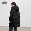 Xue Zhong Fei Women's Mid-Length Hooded Down Jacket