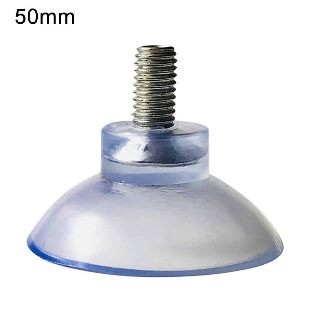 Attachable M8 Clear Nut Thumb Screw Suction Cups Pad Holders Pack of 10