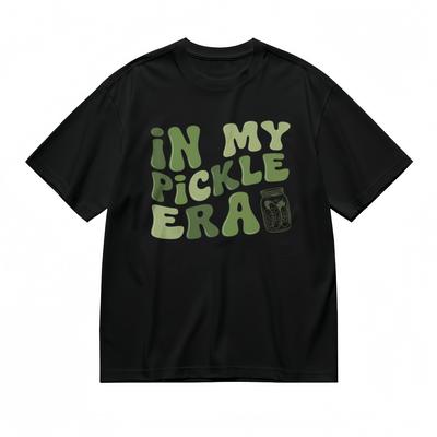 Men's Trend Whimsical Comfy Classic T-Shirt Mens Womens Tees Top Pickle Era Funny 100% Cotton Tee