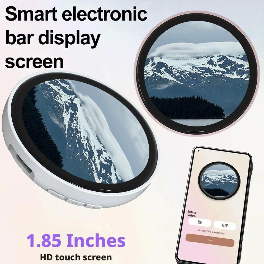 Insignă Inteligentă Bluetooth cu Afișaj Electronic LED 7 Culori Digitală Dinamică Periferice Jocuri