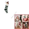 Christmas Stocking Knitting Socks Gift Bag Hanging Christmas Tree Ornaments Christmas Decorations for 2025 New Year