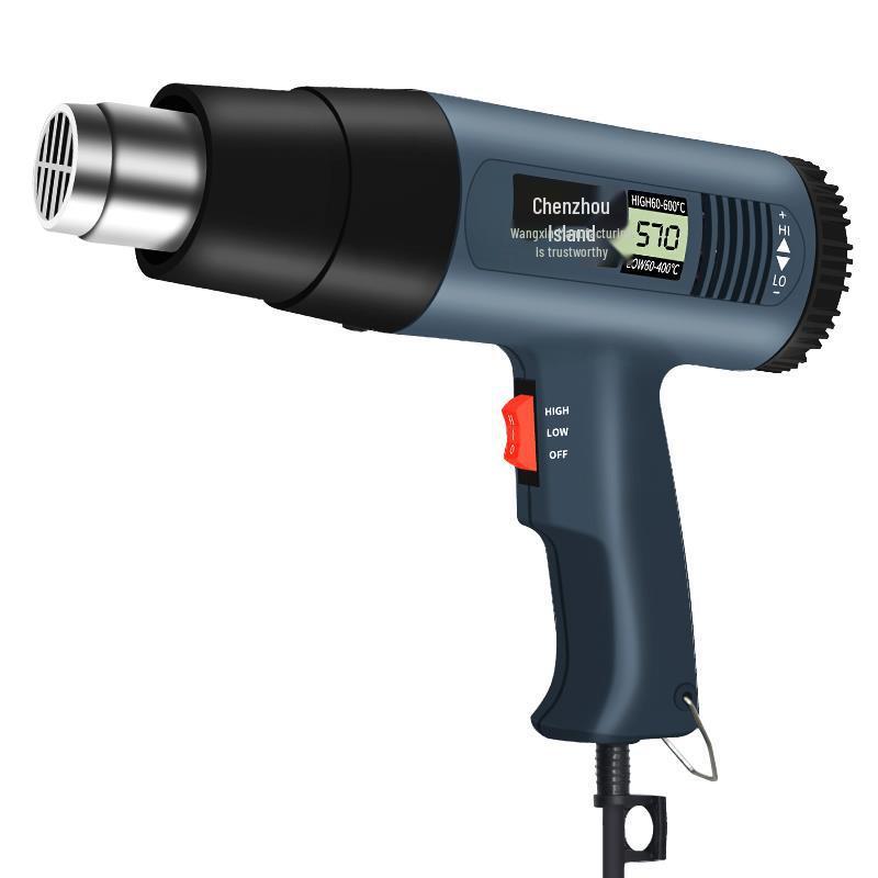 Portable High-Power Digital Display Heat Gun for Electronics and Film Application