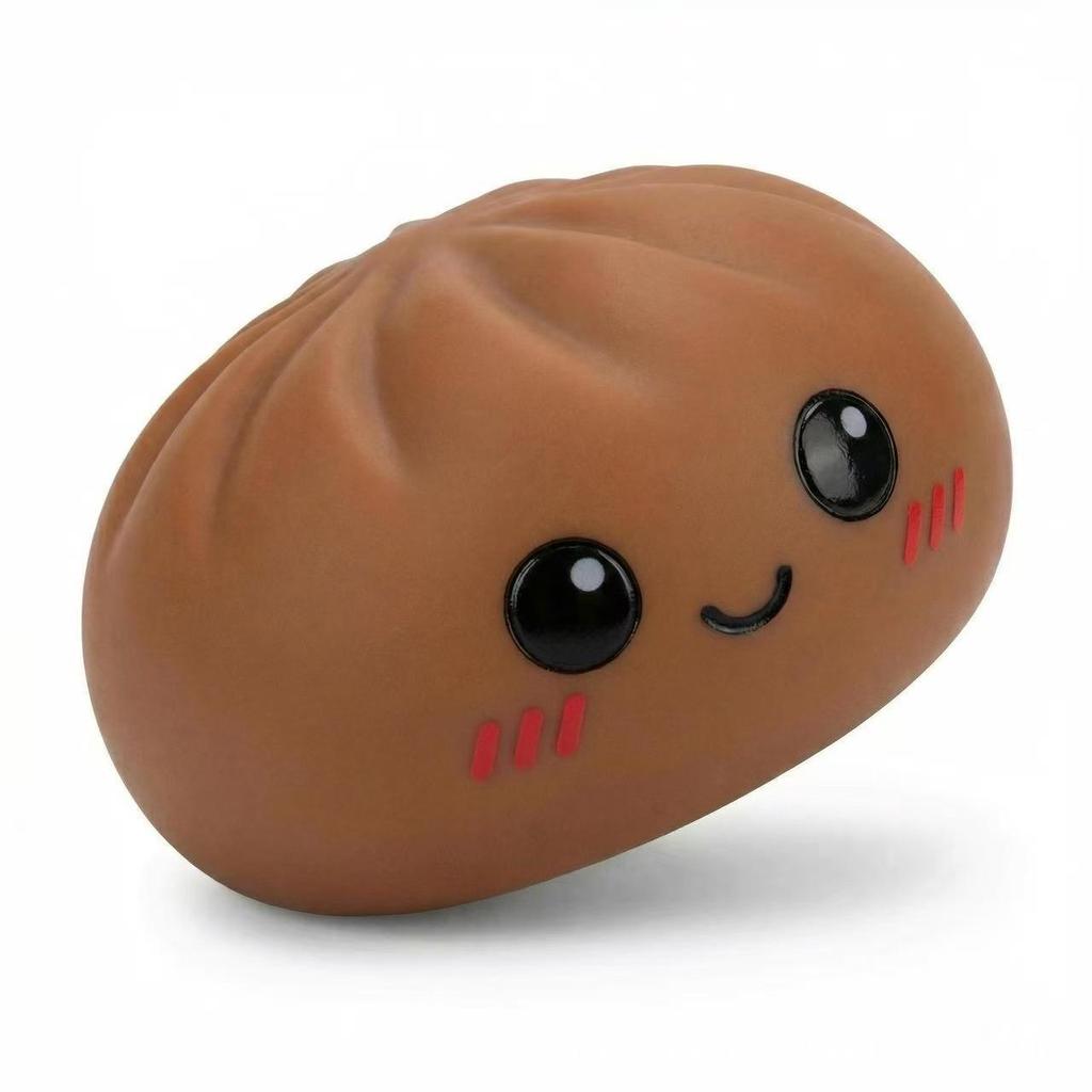 Unzip Blind Box Cartoon Expression Bun - Decompression Toy Xiaolongbao & Fried Dough Stick