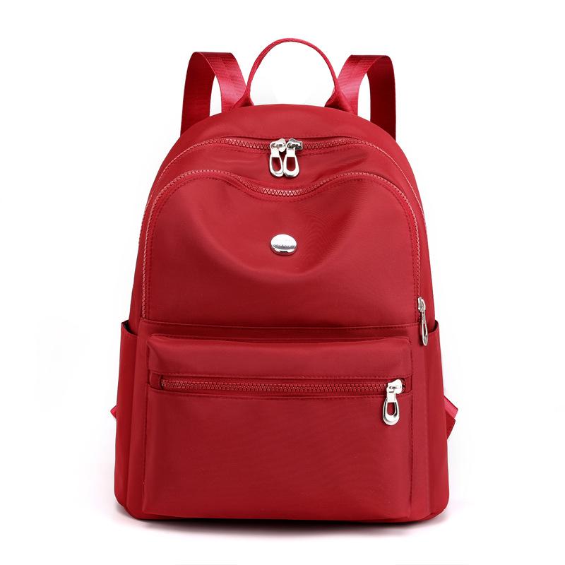 Backpack women's new fashion nylon commuting simple leisure large capacity travel backpack computer bag