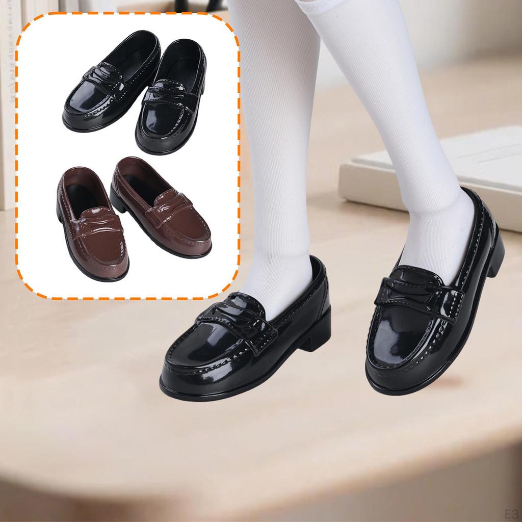 1/4 BJD Doll Shoes Clothing Accessory Stylish Casual Flat Footwear for Pretend Girls Action Figures,