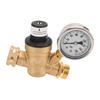 RV Water Pressure Regulator Valve Adjustable Water Pressure Reducer with Gauge for Camper Trailer RV Plumbing System
