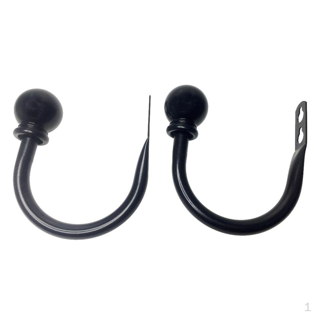 1 пара крючков-подхватов для штор-шаров, держатели для штор