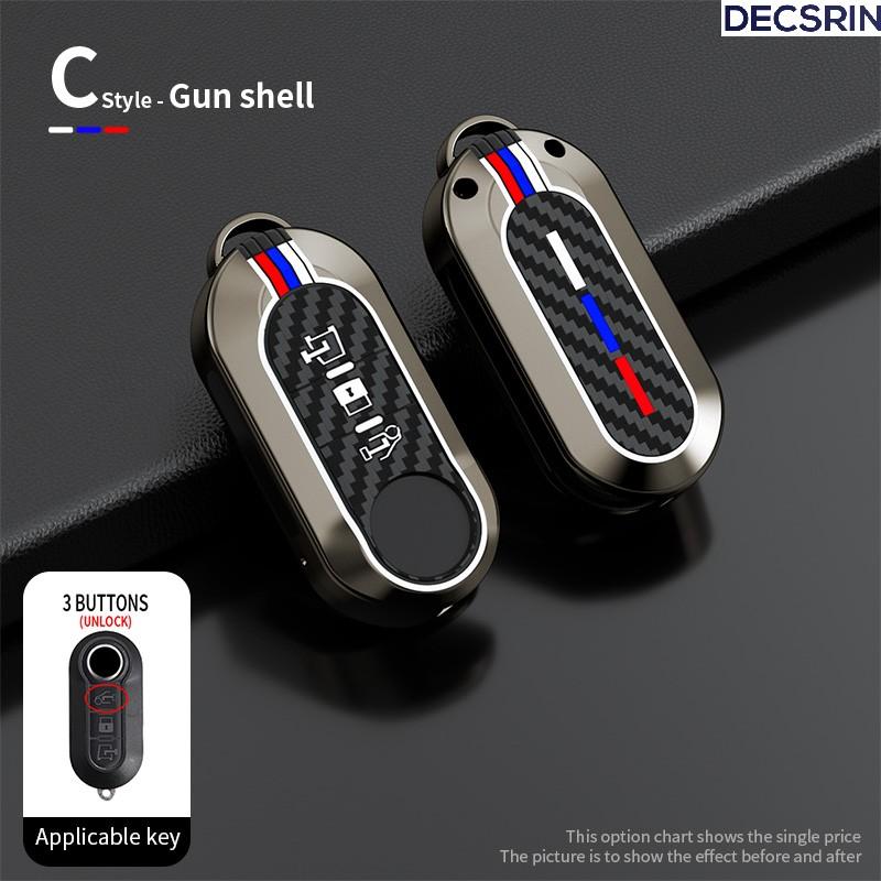 2/3 Buttons Car Flip Remote Key Case Cover Shell Fob For Fiat Ducato 500 500L Panda Grande Punto Lancia Musa Car Accessories