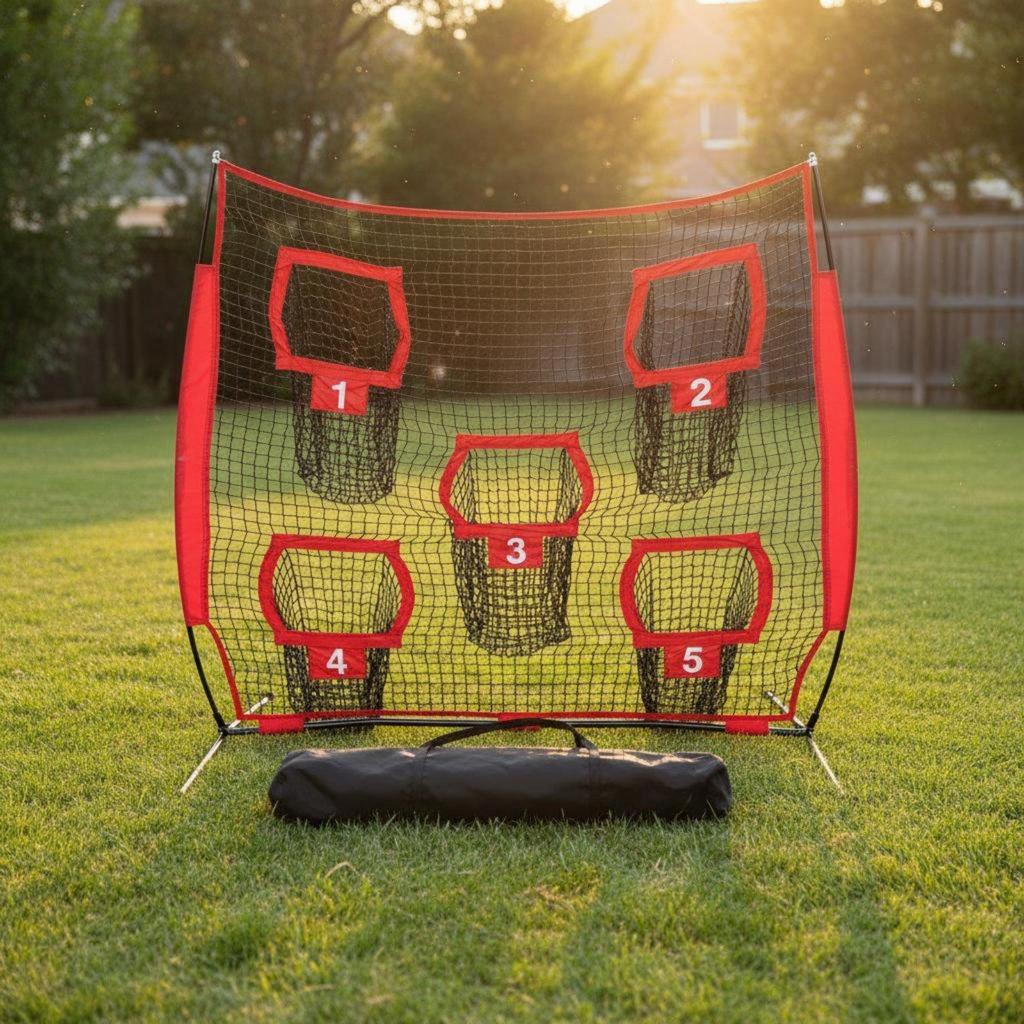 Football Passing Target Net Easy Setup Sports Equipment Long-Lasting