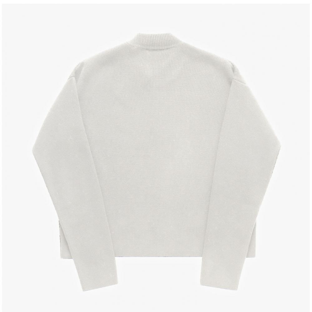 Ami Uks046 Kn0042 193 Ami De Coeur Small Heart Logo Public Knit