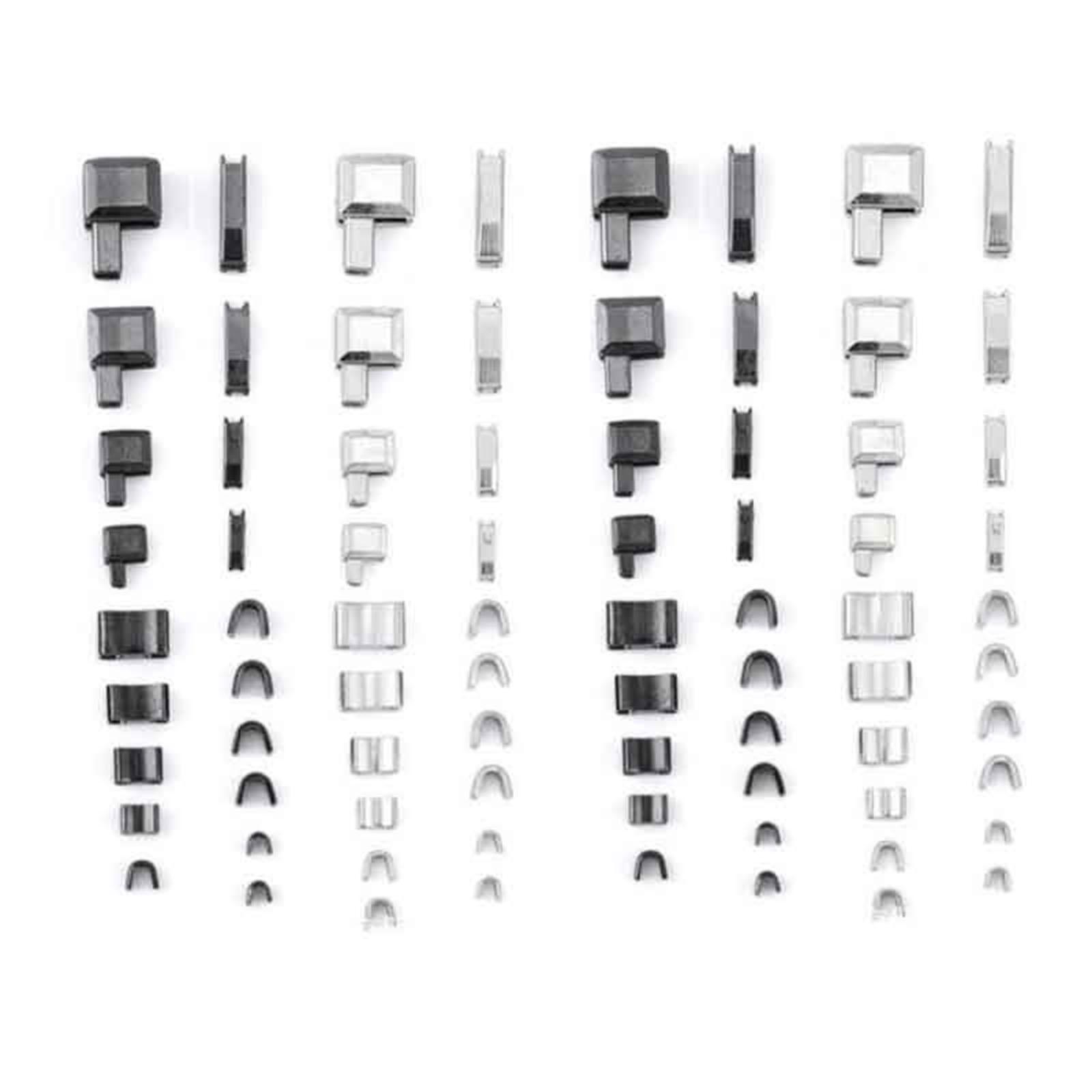 

Набор для ремонта молний Вставные штифты для молний Нижние молнии Стопоры Металлические молнии Головные слайдеры Фиксатор для ремонта одежды G