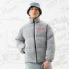 Sprayground Durchgehendes Logo Reißverschluss Stehkragen Lockerer Schnitt Daunenjacke Unisex Oberbekleidung Schwarz WD941323