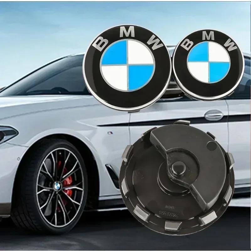 4 Τεμάχια 56/68mm Πλωτά Κέντρα Τροχών για την 50ή Επέτειο της BMW – Ταιριάζουν σε E39 E46 E60 F10 F30 G20 X3 X5 (Αξεσουάρ κόμβου αυτοκινήτου)