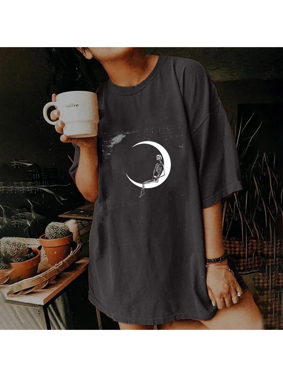 Cotton crew neck T-shirt & blouse S