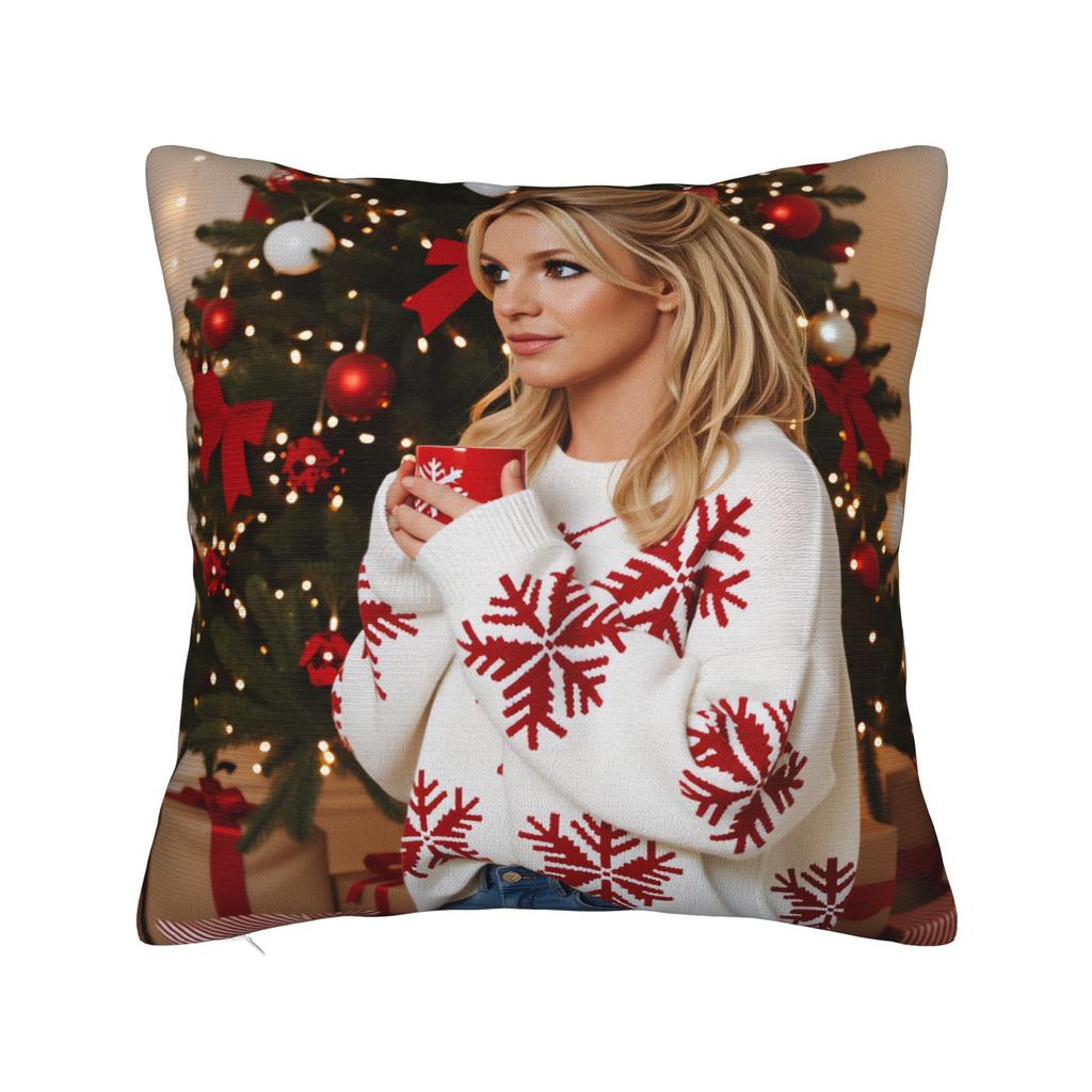 Singer B-Britneyy S-Pearss Pillow Case Design Pillow Cover Cute Funny Pillowcases For Office Car Home Decor